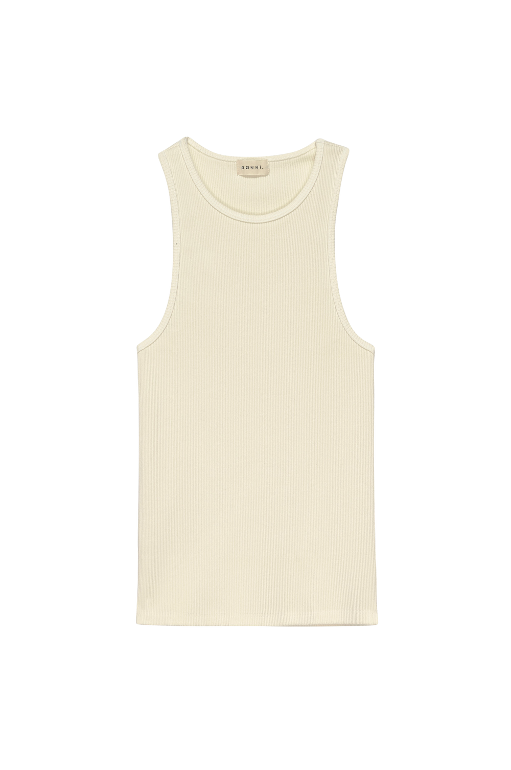 Women Creme Rib Tank
