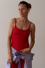 Women The Rib Spaghetti Tank