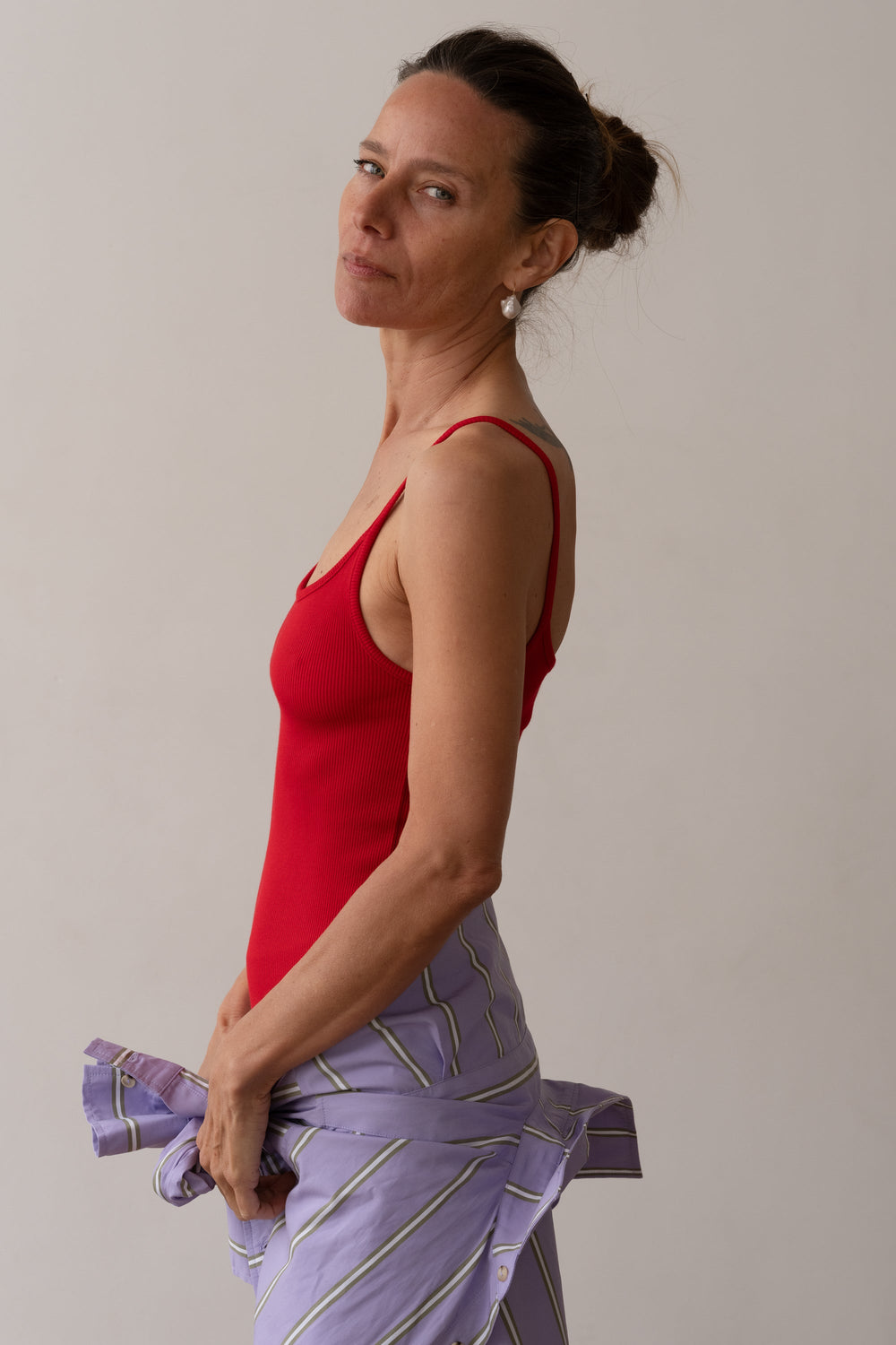 Women The Rib Spaghetti Tank