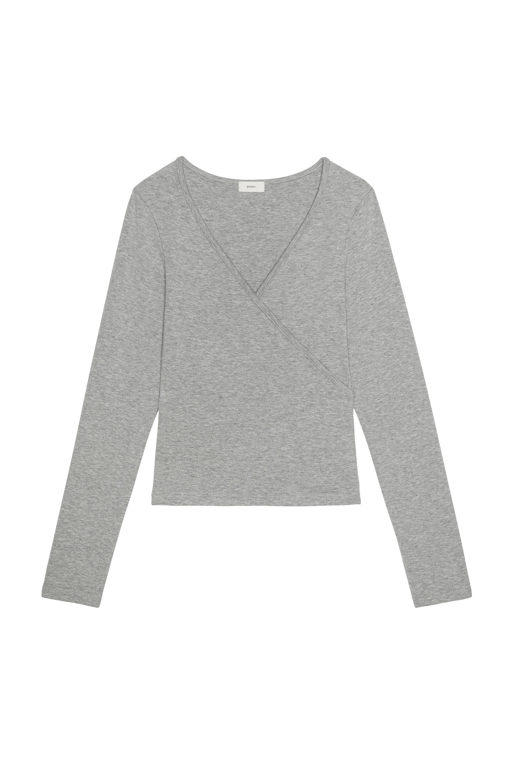 Women The Baby Rib Criss Cross Long Sleeve