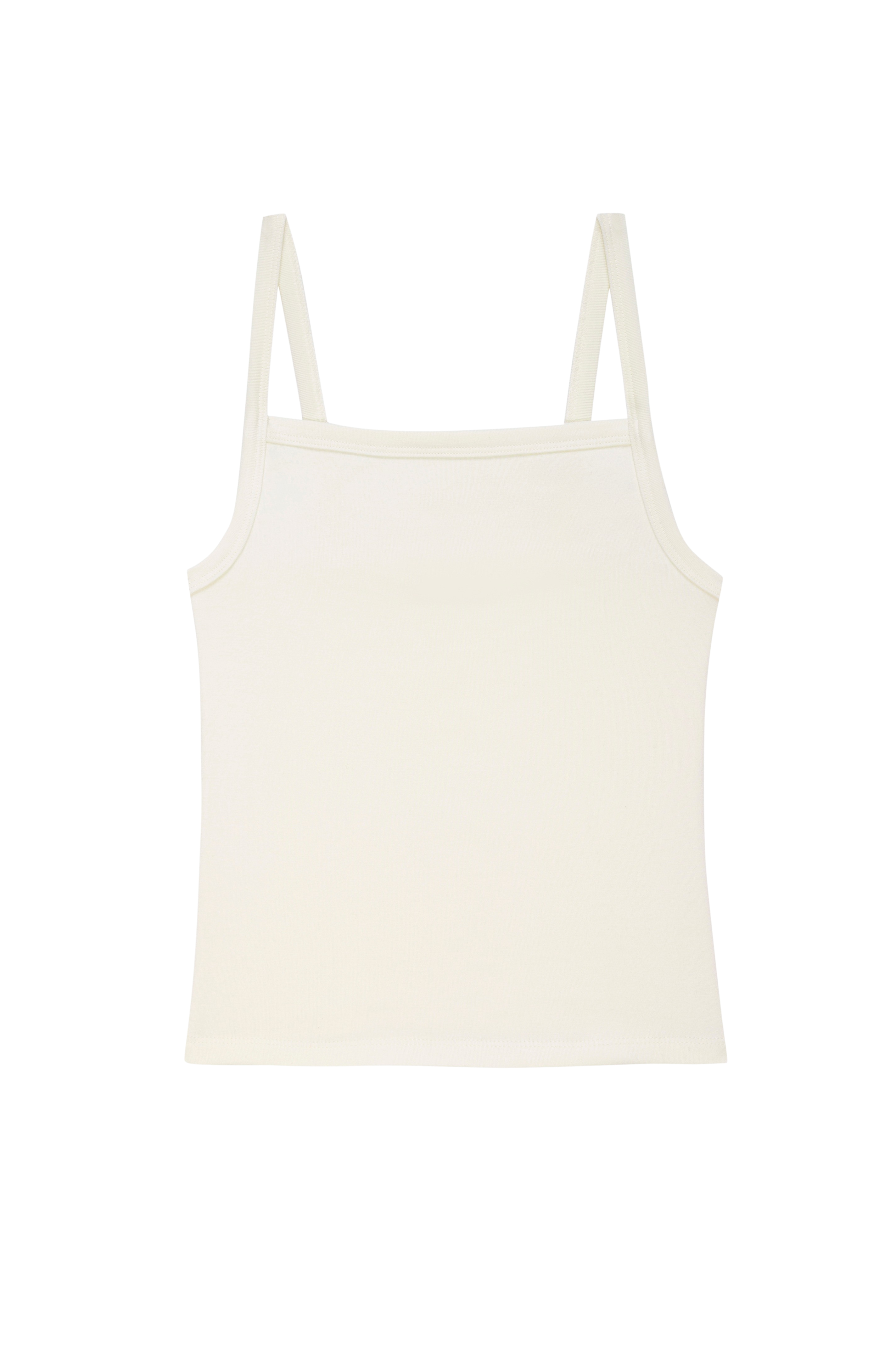 Women The Baby Rib Square Neck Tank