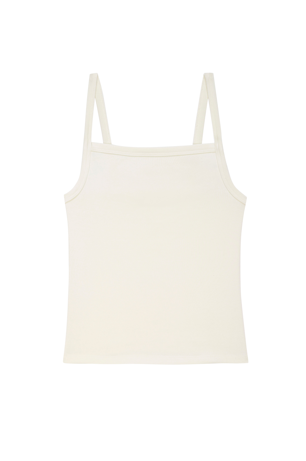 Women The Baby Rib Square Neck Tank