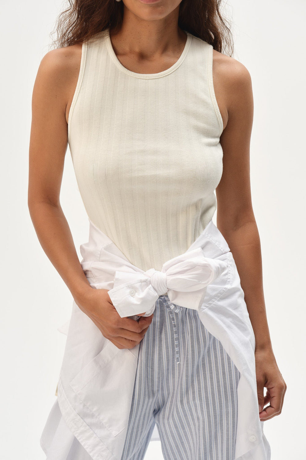 Women The Varied Rib Tank