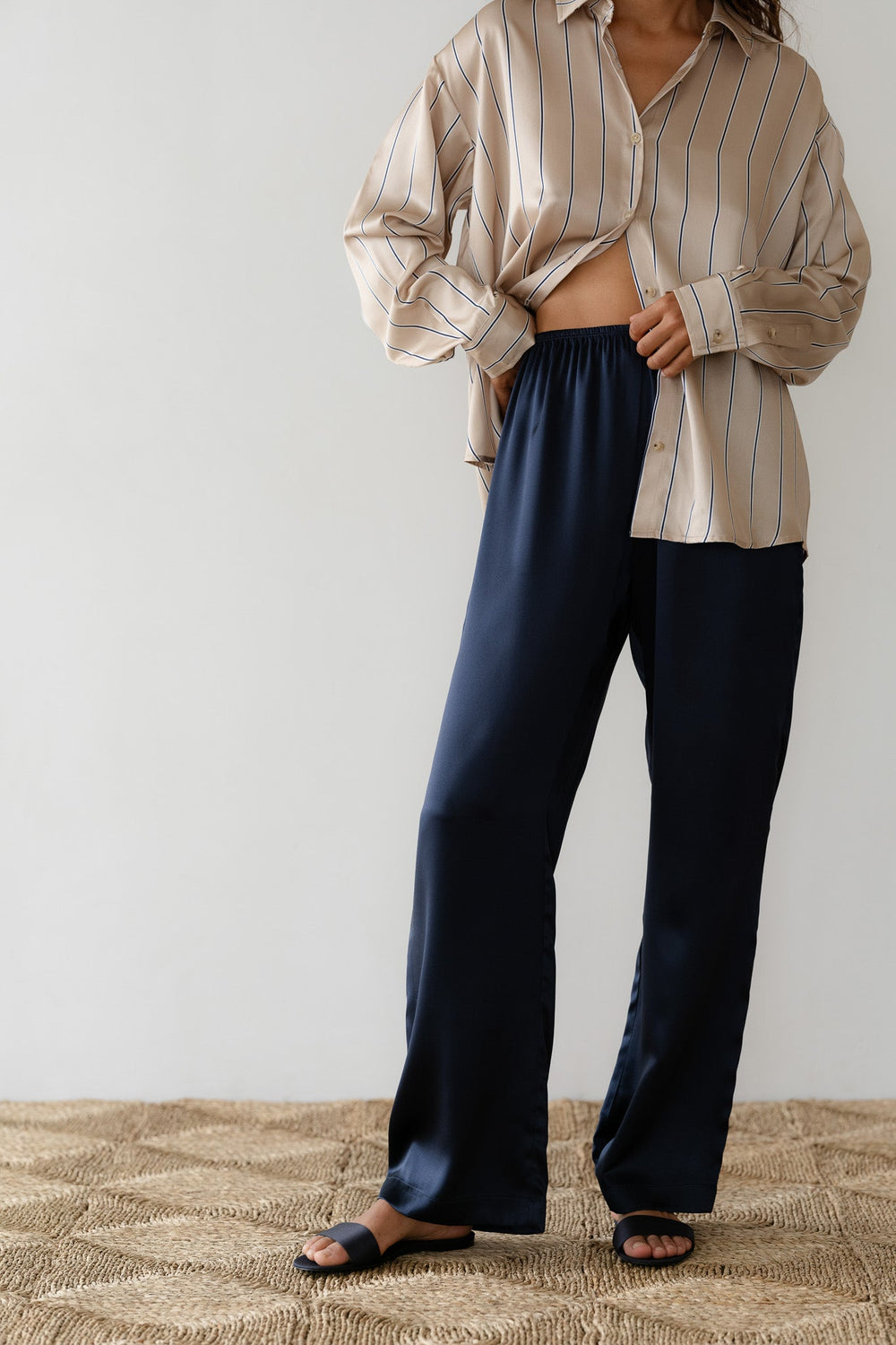 Women The Silk Simple Pant