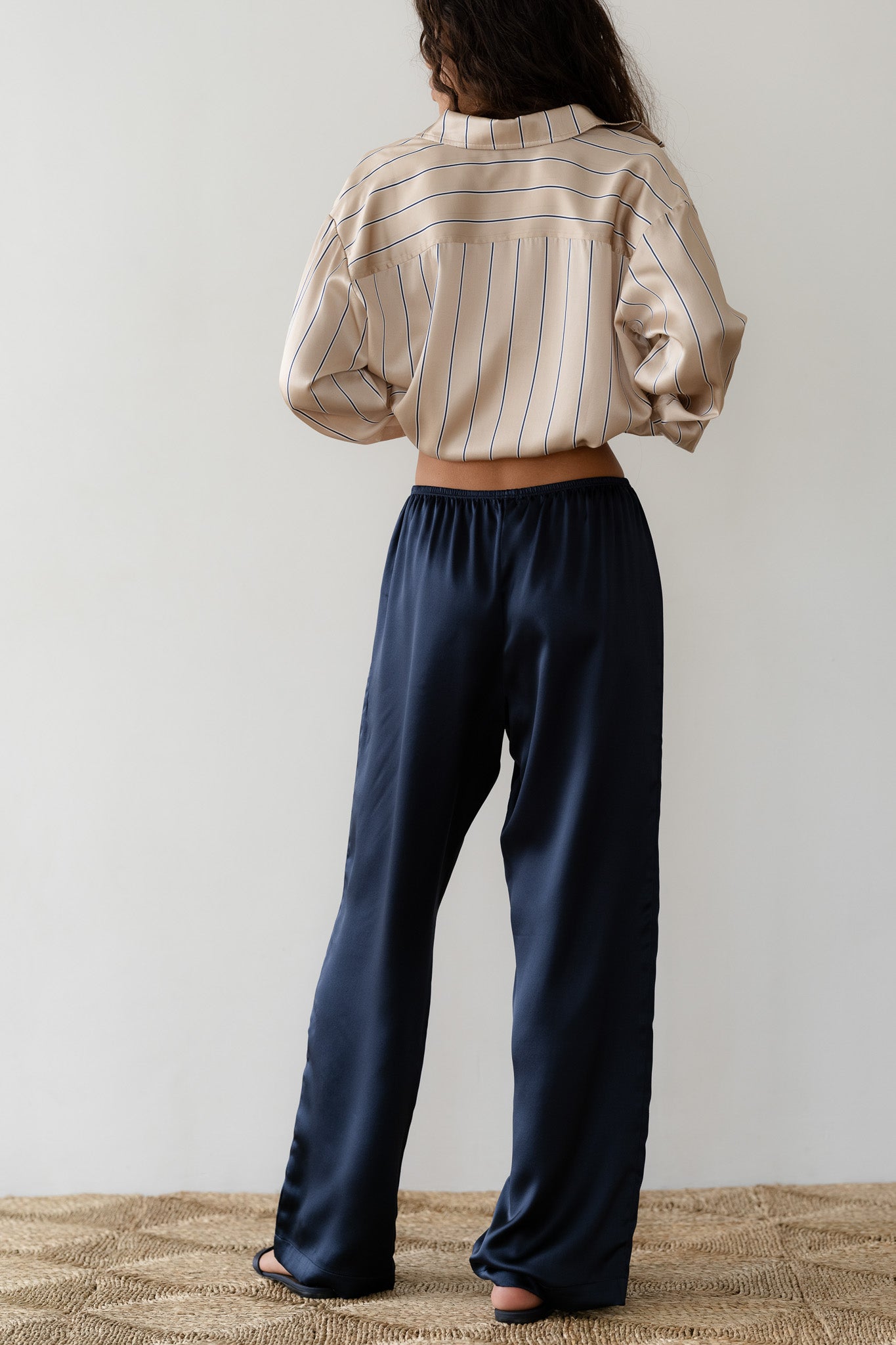 Women The Silk Simple Pant